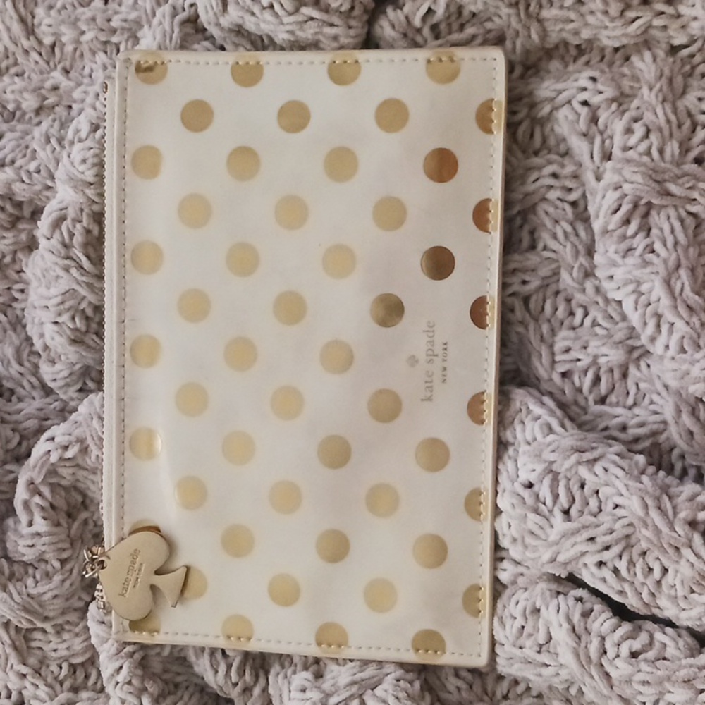 kate spade Polka Dot Zipper Pouch